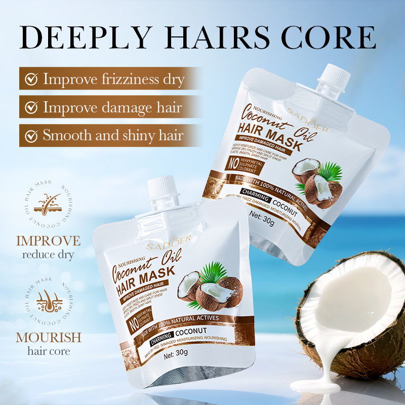 Hair Care Frizzy Hair - Волшебная кератиновая маска для волос: восстановление
