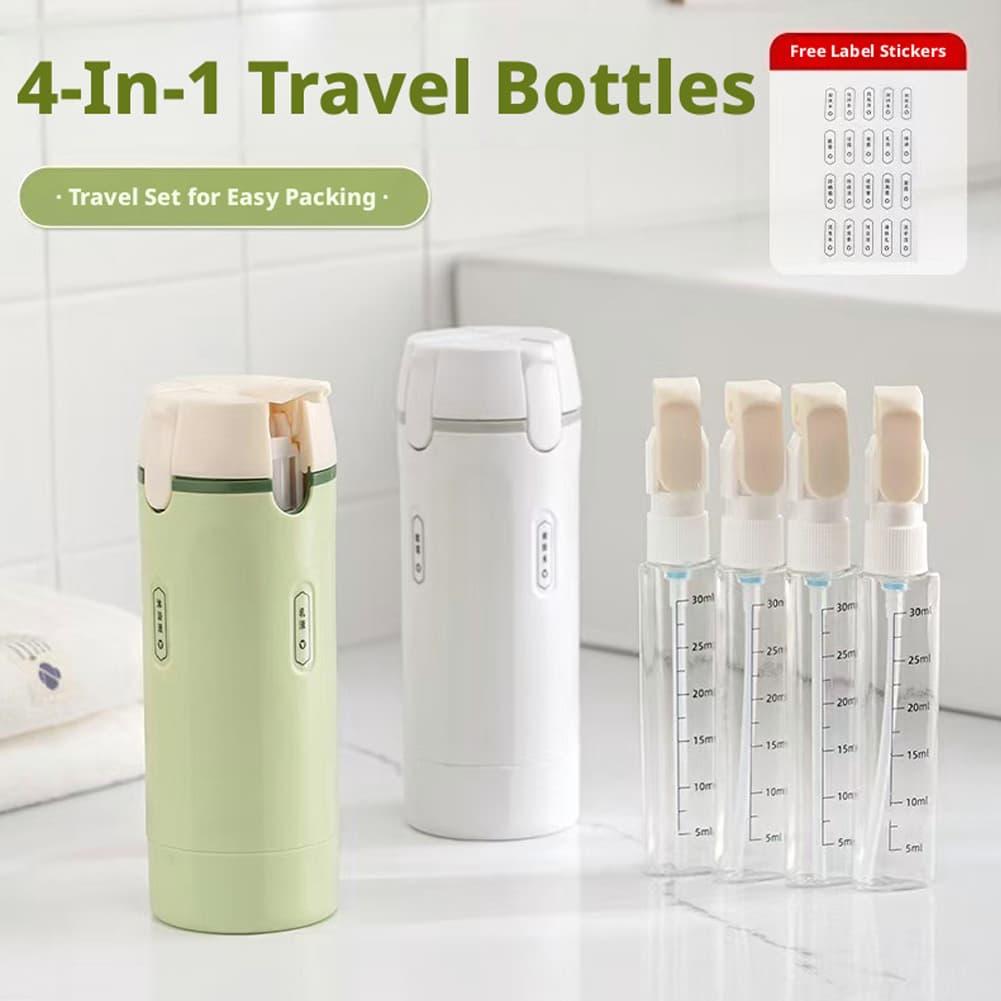 Dry Shampoo Travel - Набор из 4 дорожных флаконов-дозаторов 4-в-1