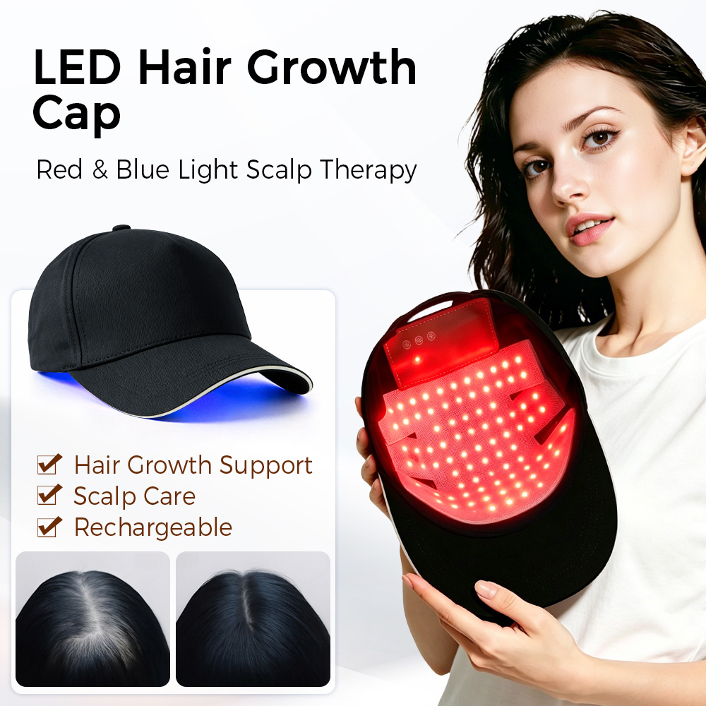 Hair Care Frizzy Hair - Шапка для роста волос с LED-терапией