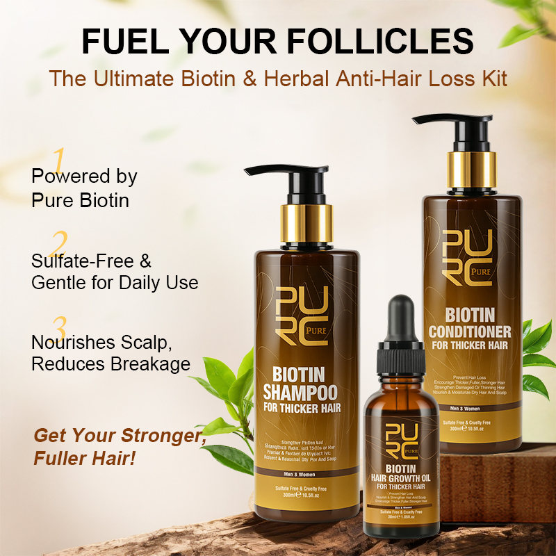PURC биотин, масло для роста в – обзор и цена Hair Care Frizzy Hair