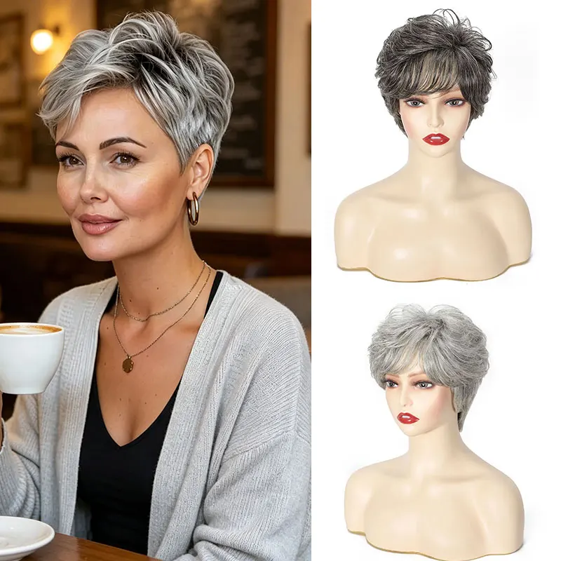 Короткий кудрявый парик из нат – обзор и цена Hair Care Women